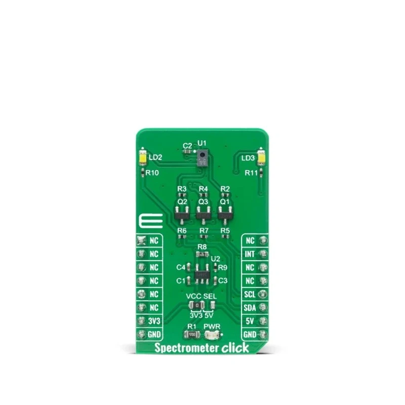 MikroElektronika Spectrometer Click Sensor Development Tool with 11-Channel AS7341 Spectral Sensor 3.3V-5V 