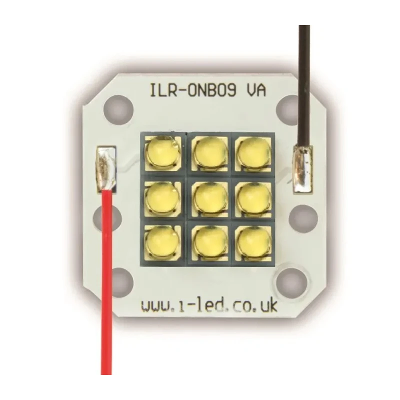 Intelligent LED Solutions OSLON Square 9 LED Array 9-LEDs Neutral White 4000K 1.8A Constant IHR-OG09-NW90-SC221-WIR200.