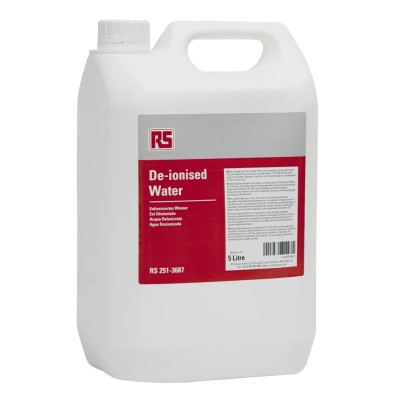 RS PRO Deionised Water Liquid 5 L Can 251-3687