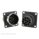 Souriau Sunbank by Eaton UTG Straight 12 Way Flange Connector Female 16A 500V Shell Size 14 Bayonet UTG01412P