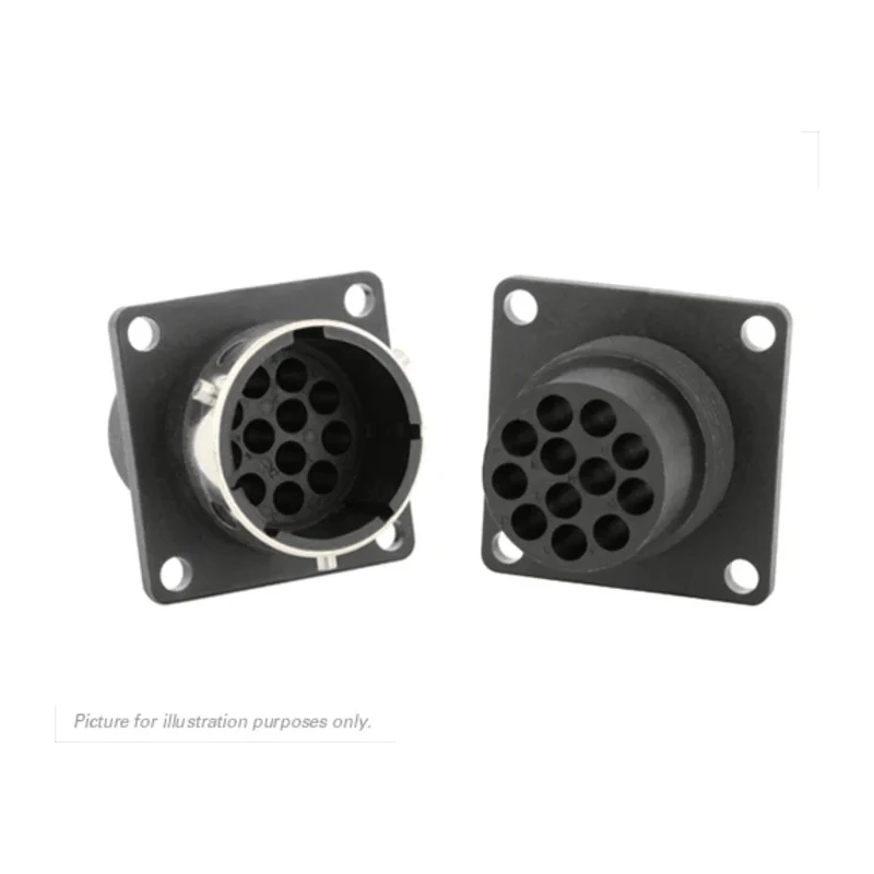 Souriau Sunbank by Eaton UTG Straight 12 Way Flange Connector Female 16A 500V Shell Size 14 Bayonet UTG01412P