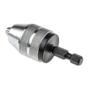 CK Drill Accessory Drill Chuck 60mm Overall Length Hex Shank 6 Pieces T2463