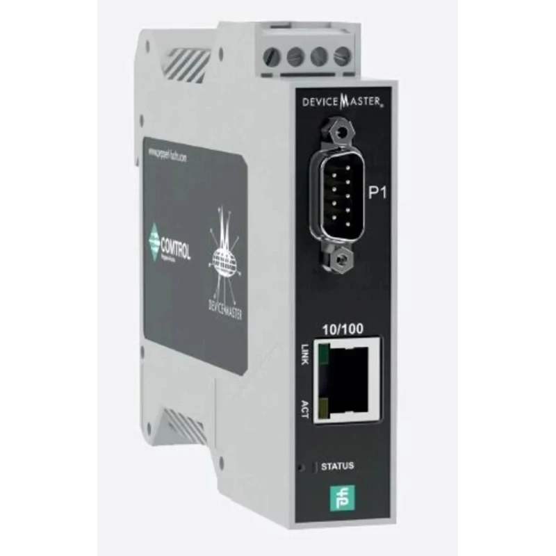 Pepperl + Fuchs Serial Device Server, 24 V Nominal Supply Voltage, 230 kbps Baud Rate ICDM-RX/TCP-DB9/RJ45-DIN