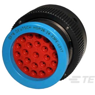 TE Connectivity Circular Connector 23 Contacts Cable Mount Socket Male IP67 250V DEUTSCH HDP Series HDP26-24-23PE-L017