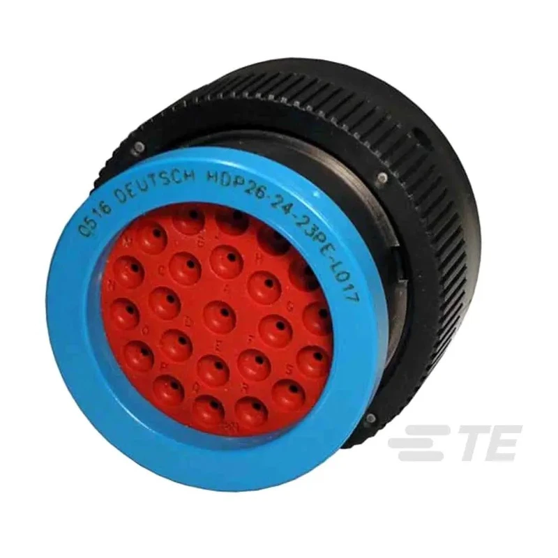 TE Connectivity Circular Connector 23 Contacts Cable Mount Socket Male IP67 250V DEUTSCH HDP Series HDP26-24-23PE-L017