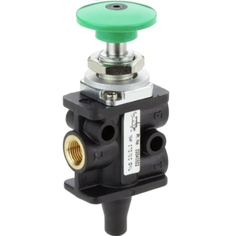 Norgren Button Mechanical Valve 304 Series, G G 1/8, III B, 10 bar, 335L/min Flow Rate 03040502