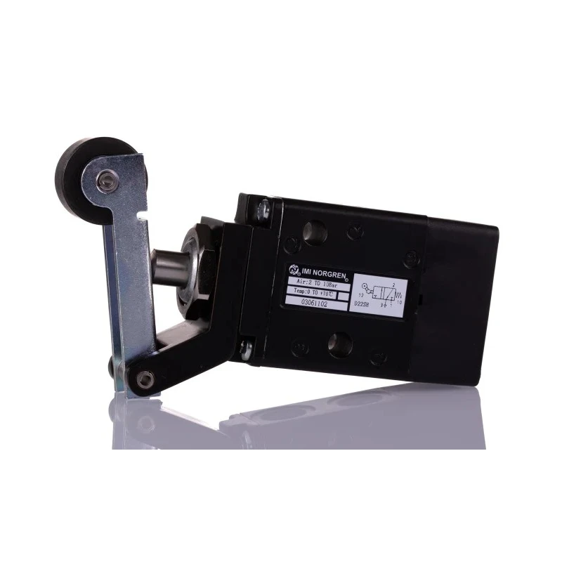 Norgren Lever Mechanical Valve 306 Series, G 1/4 Thread, 3/2 Valve Function, Maximum Pressure 8 bar 03061102