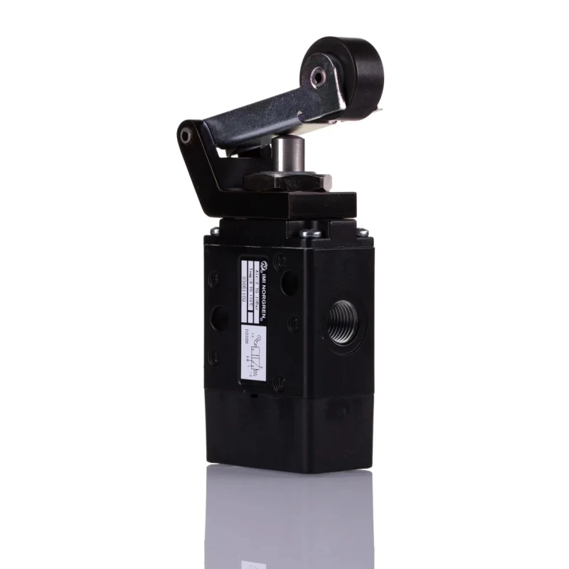 Norgren Lever Mechanical Valve 306 Series, G 1/4 Thread, 3/2 Valve Function, Maximum Pressure 8 bar 03061102