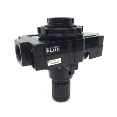 Norgren Pneumatic Regulator Aluminium Body G1 Outlet Size 0.4 bar Minimum Operating Pressure R68G-8GK-RLN