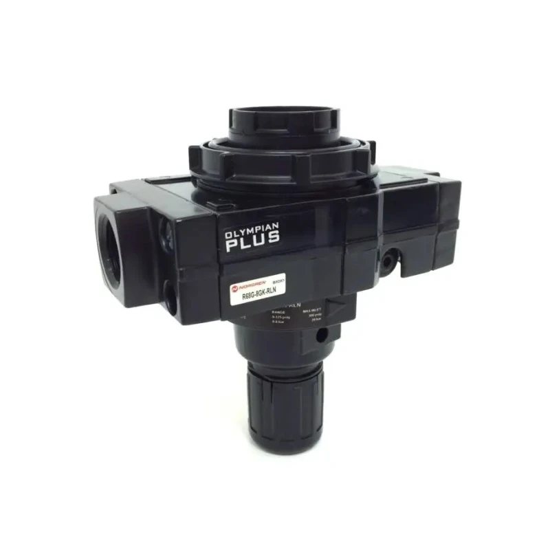 Norgren Pneumatic Regulator Aluminium Body G1 Outlet Size 0.4 bar Minimum Operating Pressure R68G-8GK-RLN