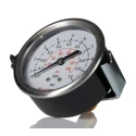 Norgren Industrial 63 mm White Dial Threaded Pressure Gauge G 1/4, Brass Connection, ABS Case, 10 bar 18-015-852