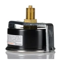 Norgren Industrial 63 mm White Dial Threaded Pressure Gauge G 1/4, Brass Connection, ABS Case, 10 bar 18-015-852