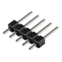 Molex Straight Through Hole Pin Header 5 Contacts 2.54 mm Pitch 1 Row Unshrouded 251-8121