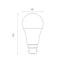 4lite UK 8 W B22 LED Smart Bulb White 6500 K Bluetooth 806lm Lifespan 25000h 4L1/8002