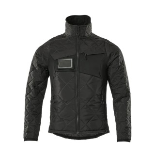 Mascot Workwear Black Water Repellent Thermal Jacket Polyester Outer Material Zipper Closure 18015-318-09 L