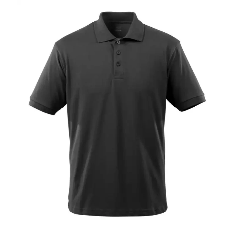 Mascot Workwear BANDOL Black Cotton, Elastane Mens Short Sleeve Polo Shirt 51587-969-09 S