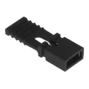 RS PRO Shorting Link Straight Female Black 2 Way 1 Row 2.54 mm Pitch 251-8575