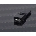 RS PRO Shorting Link Straight Female Black 2 Way 1 Row 2.54 mm Pitch 251-8575