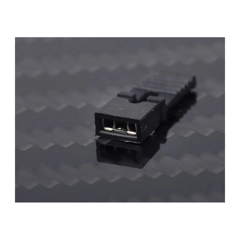 RS PRO Shorting Link Straight Female Black 2 Way 1 Row 2.54 mm Pitch 251-8575