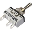 APEM Panel Mount Toggle Switch On-Off-On SPST Tab Terminal 24 V dc 250 V ac 639H/2