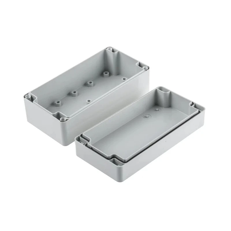 Fibox ABS Grey Grey Lid Enclosure IP67 IP66 IK07 Impact Resistant 65 mm x 160 mm x 80 mm AB 081607 ENCLOSURE