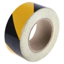 RS PRO Black Yellow Reflective Tape 50mm Width x 25m Length Aluminium Foil Backing 0°C to 25°C Operating Temperature 219-7897