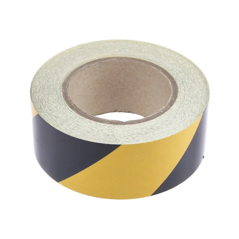 RS PRO Black Yellow Reflective Tape 50mm Width x 25m Length Aluminium Foil Backing 0°C to 25°C Operating Temperature 219-7897