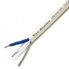 Van Damme Multicore Microphone Cable 5 Core 0.19 mm² CSA Screened 6 mm OD 100 m White 268048090100