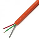 Van Damme 2 Core, 0.22 mm² CSA Screened Audio Cable, 4.85 mm OD, 100 m Length Orange 268058030100