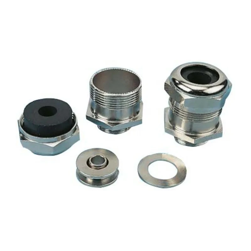 Agro Progress MS EMC Rapid Series Metallic Nickel Plated Brass Cable Gland PG21 Thread, 16 mm Min. 19 mm Max. A1080 21 190