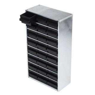 Raaco 24 Drawer ESD Cabinet 150mm Width 552mm Height 306mm Depth Model 102537