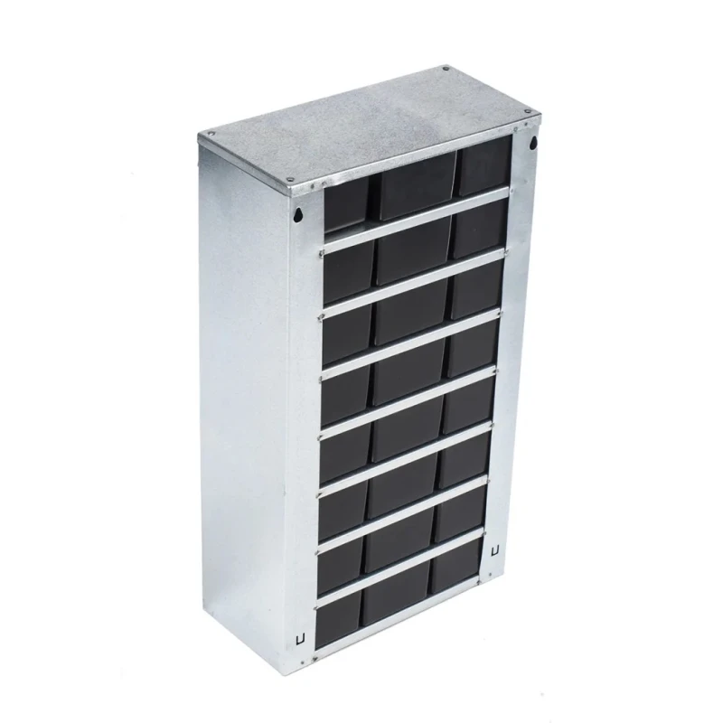Raaco 24 Drawer ESD Cabinet 150mm Width 552mm Height 306mm Depth Model 102537
