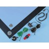 Plastic Systems Antistatic ESD Field Kit 4m with Table Pad, Floor Mat, Adjustable Bracelet and Grounding Cords RK-11700