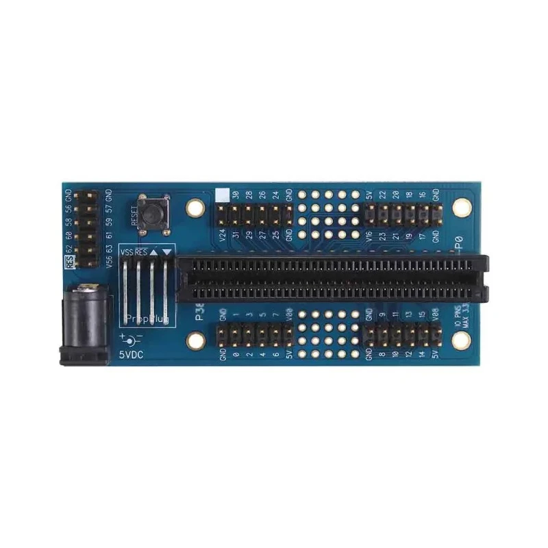 Parallax Inc Microcontroller Development Tool P2 Edge Mini Breakout Board Accessory 64019