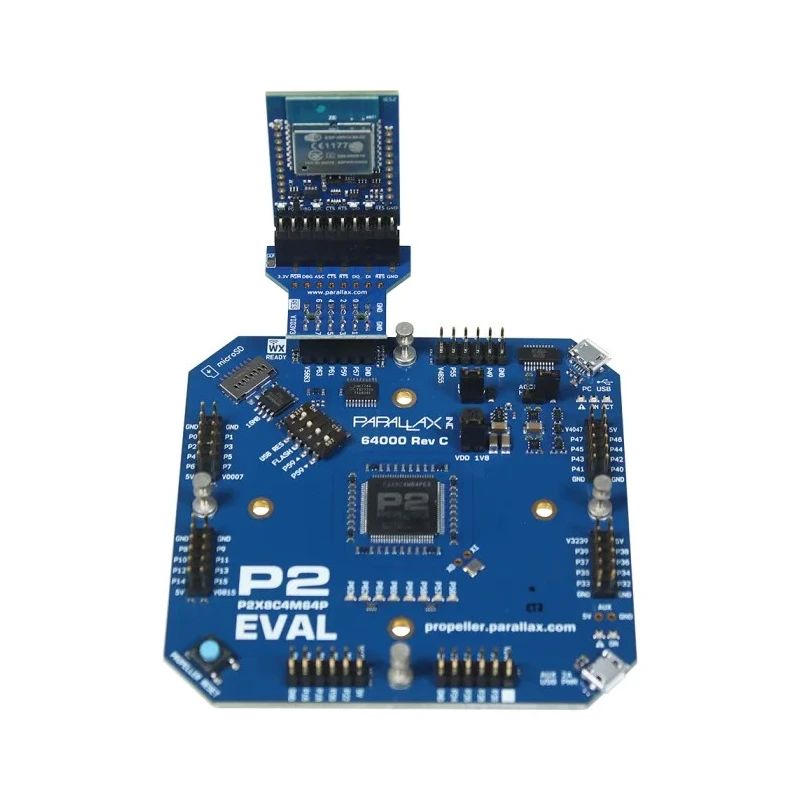 Parallax Inc Adapter Board for Use with Propeller P2 MCU 64007