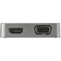 StarTech.com USB C Docking Station with 3840 x 2160 Pixel Resolution, USB 3.2 Ports, VGA, HDMI DKT31CHVL