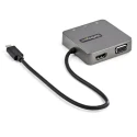 StarTech.com USB C Docking Station with 3840 x 2160 Pixel Resolution, USB 3.2 Ports, VGA, HDMI DKT31CHVL