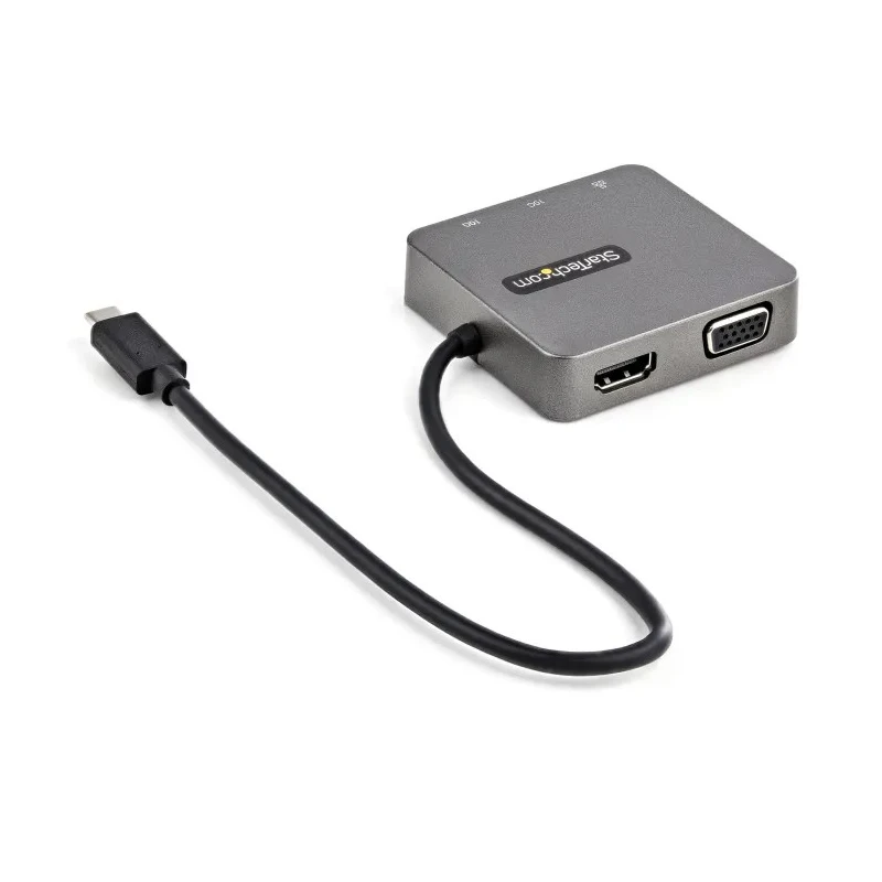 StarTech.com USB C Docking Station with 3840 x 2160 Pixel Resolution, USB 3.2 Ports, VGA, HDMI DKT31CHVL
