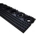 RS PRO Black Polyvinyl Chloride Interlocking Anti-Slip Tile 500 mm x 60 mm x 16 mm 221-7914