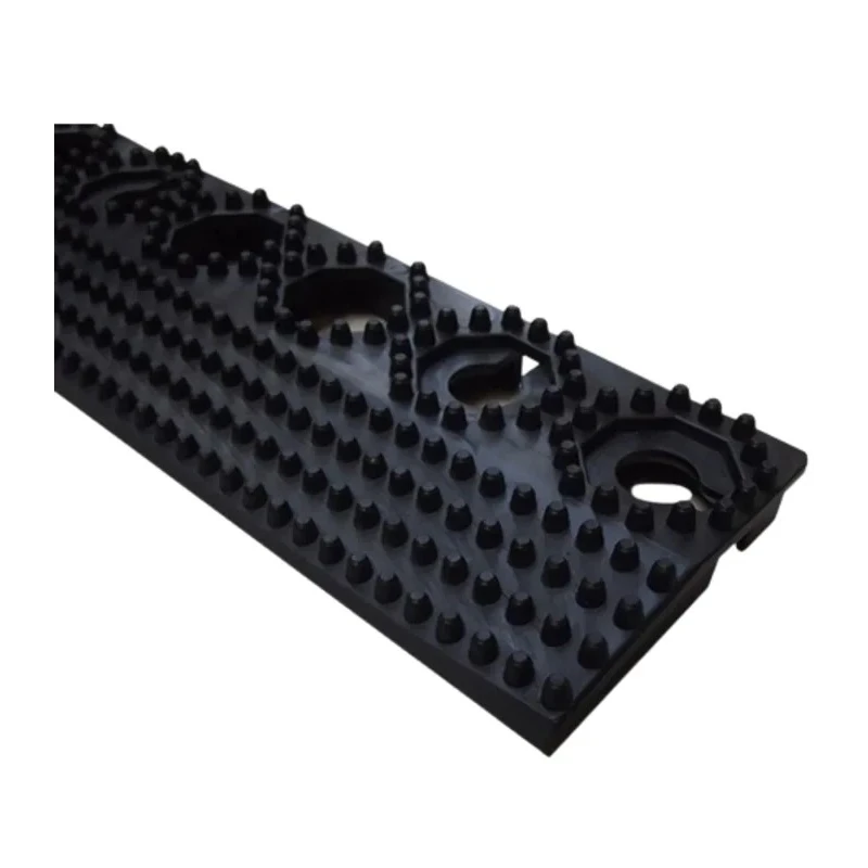 RS PRO Black Polyvinyl Chloride Interlocking Anti-Slip Tile 500 mm x 60 mm x 16 mm 221-7914