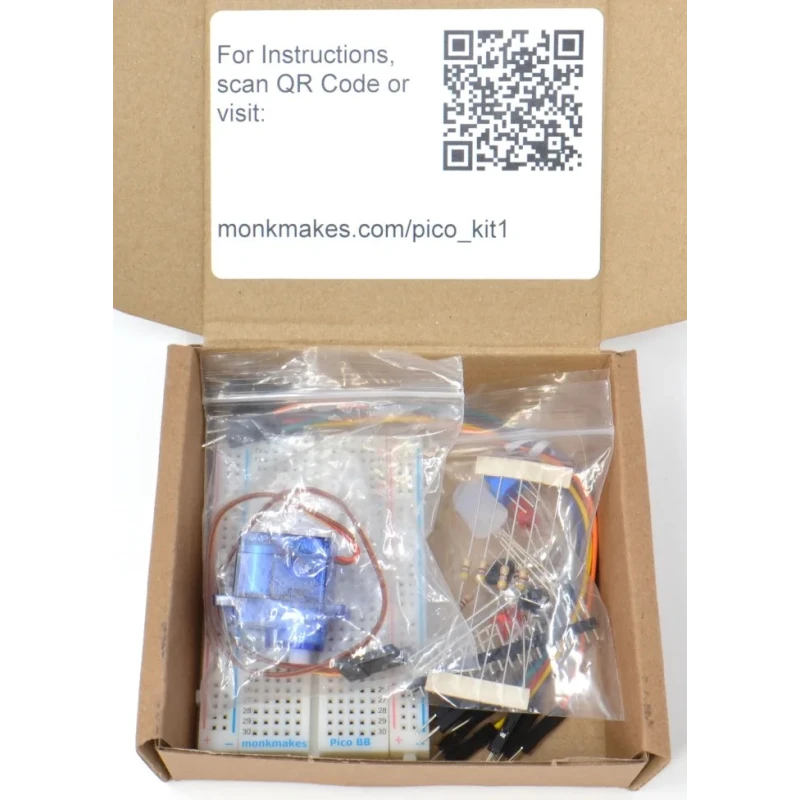 Monk Makes Electronic Kit 1 for Pico (lite edition) SKU00088