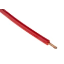 Hew Heinz Eilentropp SIFF Series Red Hook Up Wire, 17 AWG, Copper Conductor, 516/0.05 mm Core Strands, 100 m 13433-03-100