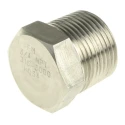 RS PRO Stainless Steel Pipe Fitting Straight Hexagon Plug Male NPT Threaded 3/4 in 222-6614