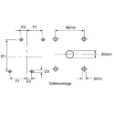 Kraus & Naimer 6-Pole Panel Isolator Switch IP65 Rated 80A 30 kW 