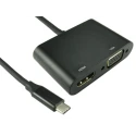 RS PRO USB Type C to HDMI VGA Adapter USB 3.0 1080p Video Output 220-6502