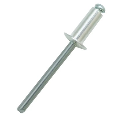 RS PRO Aluminium Blind Rivet, 5 mm Diameter, 14 mm Length, Dome Head, Plain Finish 223-1115