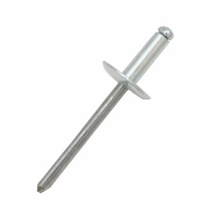 RS PRO Aluminium Blind Rivet, 4 mm, Dome Head, Plain Finish, Steel Mandrel 223-1142
