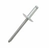 RS PRO Aluminium Blind Rivet, 4 mm, Dome Head, Plain Finish, Steel Mandrel 223-1142