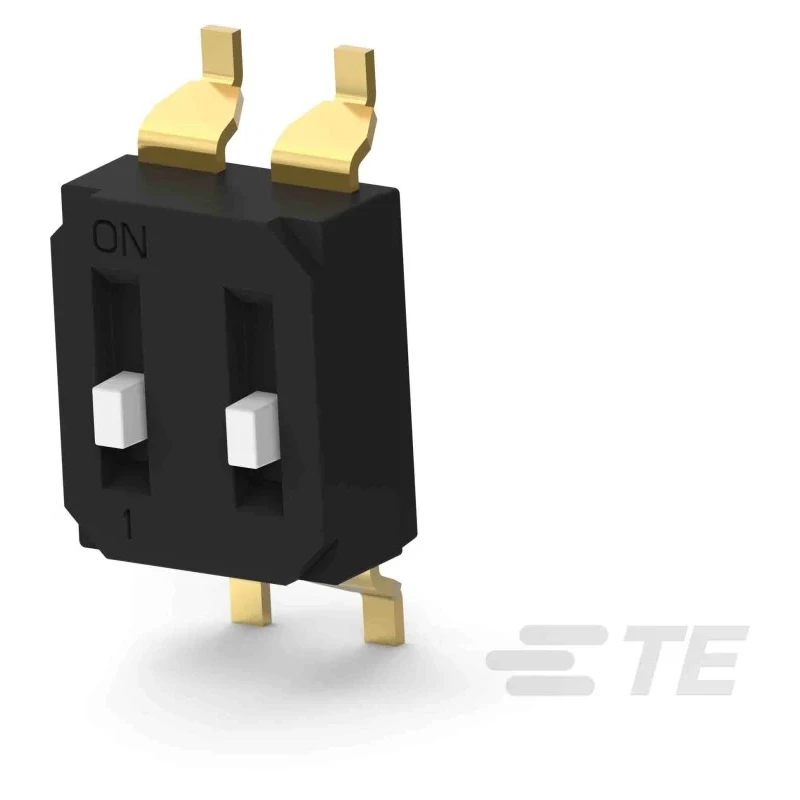 TE Connectivity Raised Rotary Coded DIP Switch Surface Mount EDS02SGNNTU04Q
