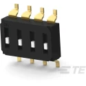 TE Connectivity Recessed Rotary Coded DIP Switch Surface Mount EDS04SGRNTR04Q
